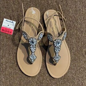 Jessica Simpson Jeweled Sandals